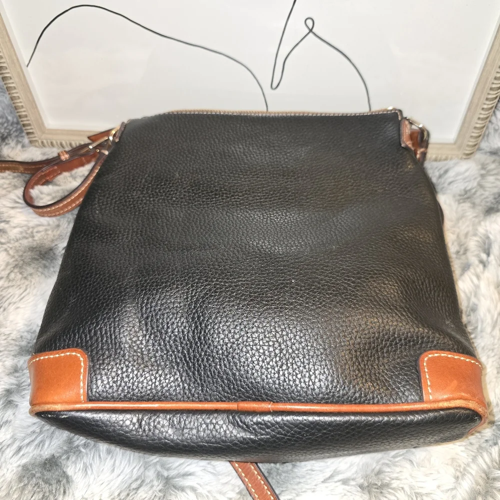 Dooney & Bourke Black and Brown Crossbody Bag - Picture 6 of 6
